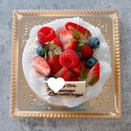 ベリー盛りケーキ