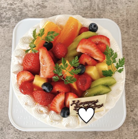 オーダーケーキフルーツ盛り
